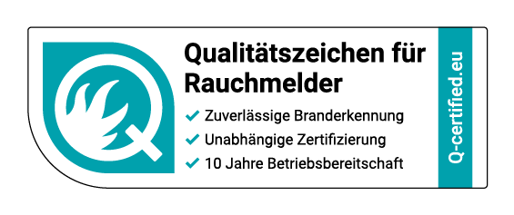 Q-Label für Rauchmelder