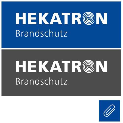Logo Paket Hekatron Brandschutz Marke